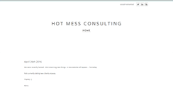 Desktop Screenshot of hotmessconsulting.com